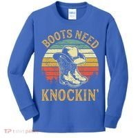 Boots Need Knockin Country Kids Long Sleeve Shirt thumb 0