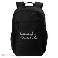Book Nerd Literary Writing Read Geeky Reader Bookish Reading Gift Backpack thumb 0