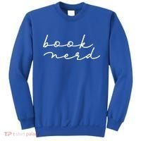 Book Nerd Literary Writing Read Geeky Reader Bookish Reading Gift Sweatshirt thumb 0