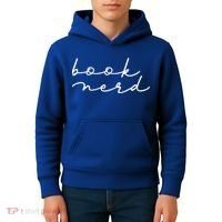Book Nerd Literary Writing Read Geeky Reader Bookish Reading Gift Kids Hoodie thumb 4