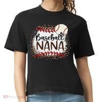 Baseball Nana Leopard Baseball Nana Comfort Colors Boxy T-Shirt thumb 0