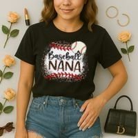 Baseball Nana Leopard Baseball Nana Comfort Colors Boxy T-Shirt thumb 2
