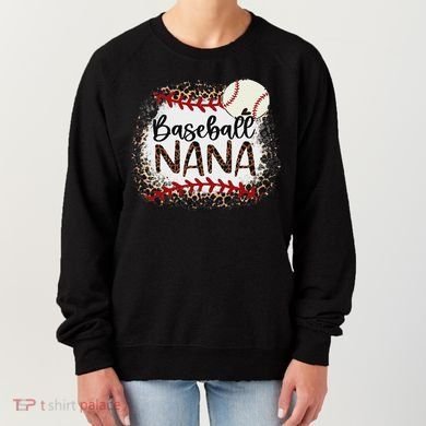 Baseball Nana Leopard Baseball Nana Women's Sweatshirt