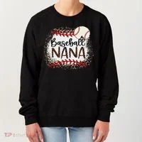 Baseball Nana Leopard Baseball Nana Women's Sweatshirt thumb 0