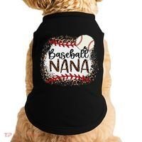 Baseball Nana Leopard Baseball Nana Doggie Tank thumb 0
