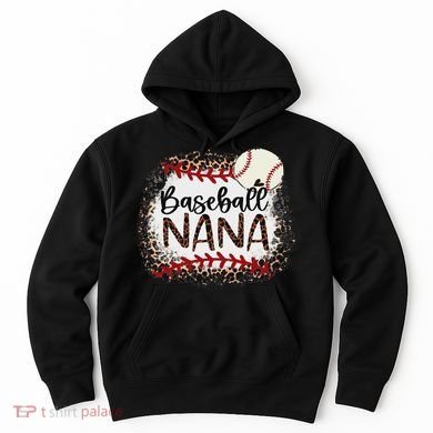 Baseball Nana Leopard Baseball Nana Hoodie