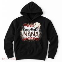 Baseball Nana Leopard Baseball Nana Hoodie thumb 0
