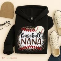Baseball Nana Leopard Baseball Nana Hoodie thumb 4