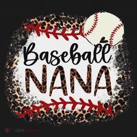 Baseball Nana Leopard Baseball Nana Apron thumb 3
