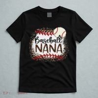 Baseball Nana Leopard Baseball Nana T-Shirt thumb 5