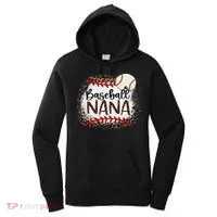 Baseball Nana Leopard Baseball Nana Women's Hoodie thumb 0