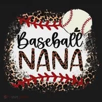 Baseball Nana Leopard Baseball Nana Women's Hoodie thumb 2