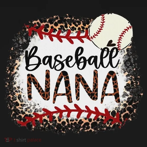 Baseball Nana Leopard Baseball Nana Women's Hoodie