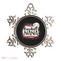 Baseball Nana Leopard Baseball Nana Ornament thumb 0