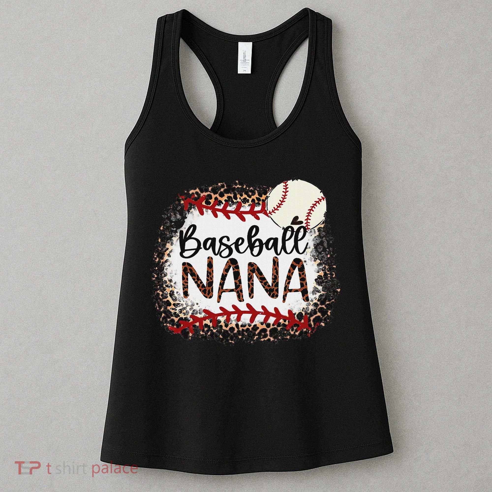 Baseball Nana Leopard Baseball Nana Women's Tank Top