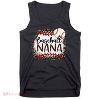 Baseball Nana Leopard Baseball Nana Tank Top thumb 0