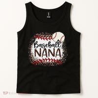 Baseball Nana Leopard Baseball Nana Tank Top thumb 2