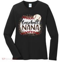 Baseball Nana Leopard Baseball Nana Women's Long Sleeve Shirt thumb 0