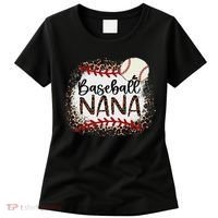 Baseball Nana Leopard Baseball Nana Women's T-Shirt thumb 0