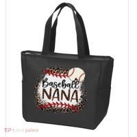 Baseball Nana Leopard Baseball Nana Tote Bag thumb 3
