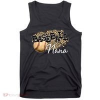 Baseball Nana Leopard Mother's Day Tank Top thumb 0