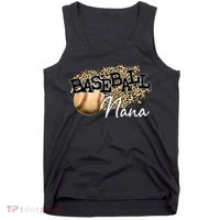 Baseball Nana Leopard Mother's Day Tank Top thumb 0