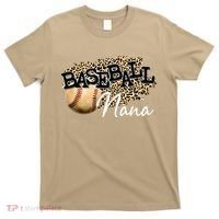 Baseball Nana Leopard Mother's Day T-Shirt thumb 0