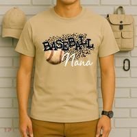 Baseball Nana Leopard Mother's Day T-Shirt thumb 6