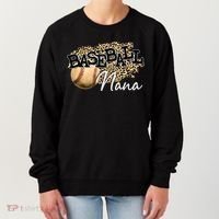 Baseball Nana Leopard Mother's Day Women's Sweatshirt thumb 0