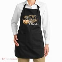 Baseball Nana Leopard Mother's Day Apron thumb 2