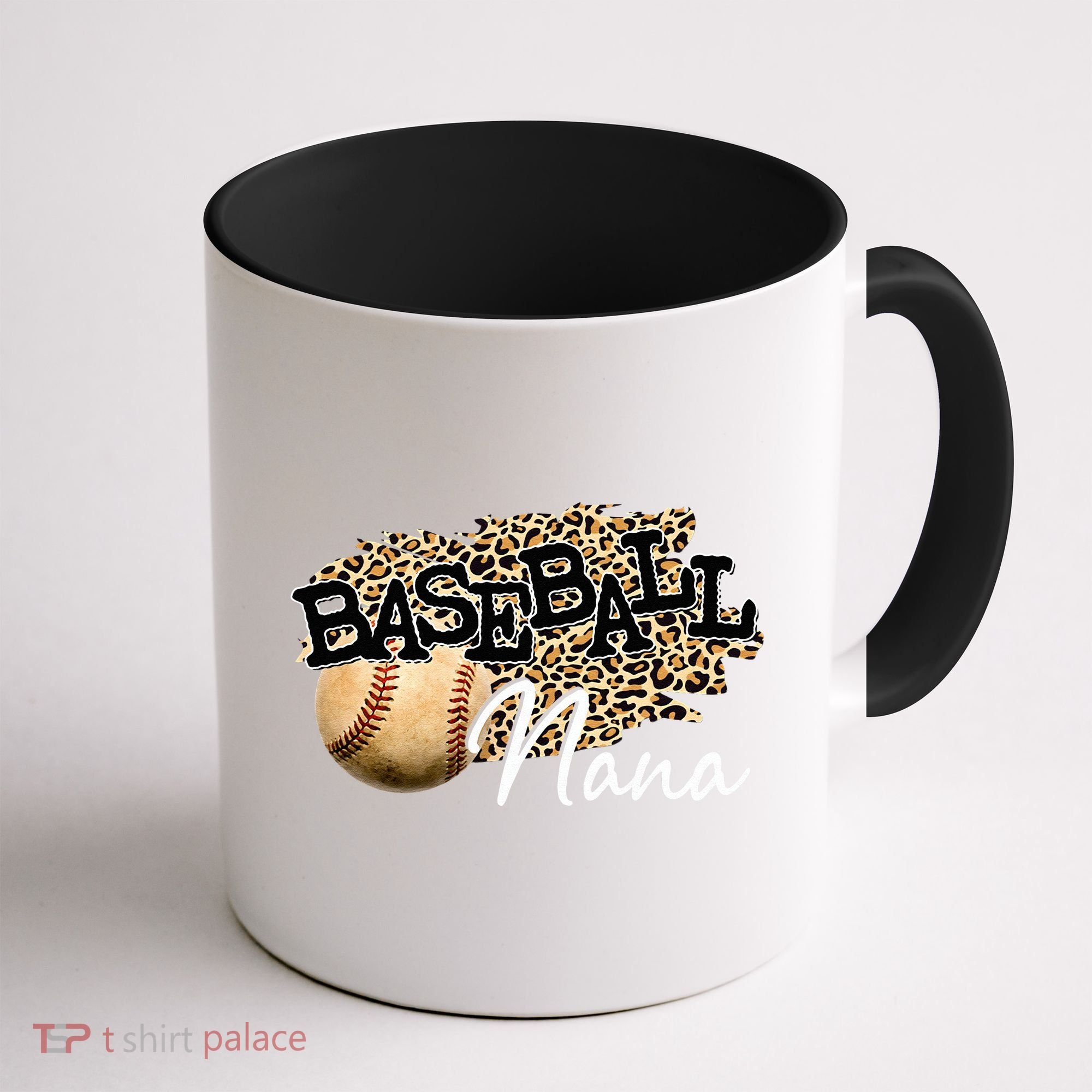 Baseball Nana Leopard Mother's Day Coffee Mug