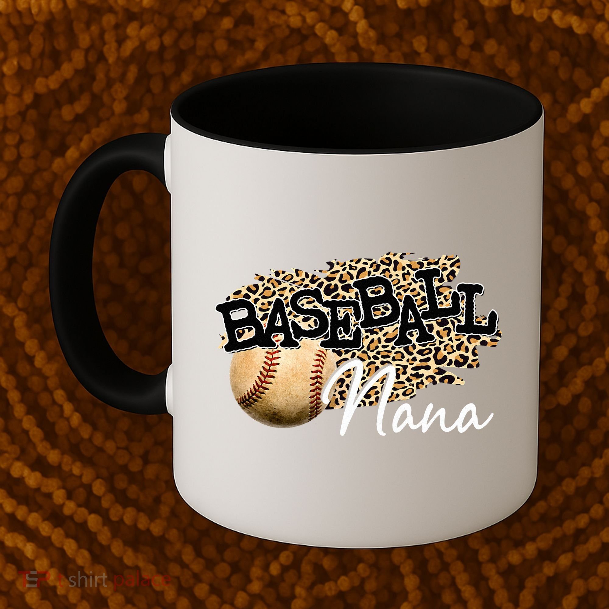 Baseball Nana Leopard Mother's Day Coffee Mug