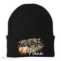 Baseball Nana Leopard Mother's Day Beanie thumb 0