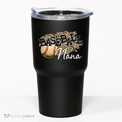 Baseball Nana Leopard Mother's Day Tumbler