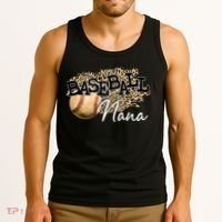 Baseball Nana Leopard Mother's Day Tank Top thumb 3