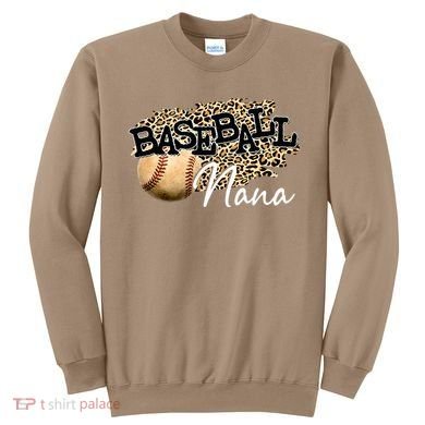 Baseball Nana Leopard Mother's Day Sweatshirt