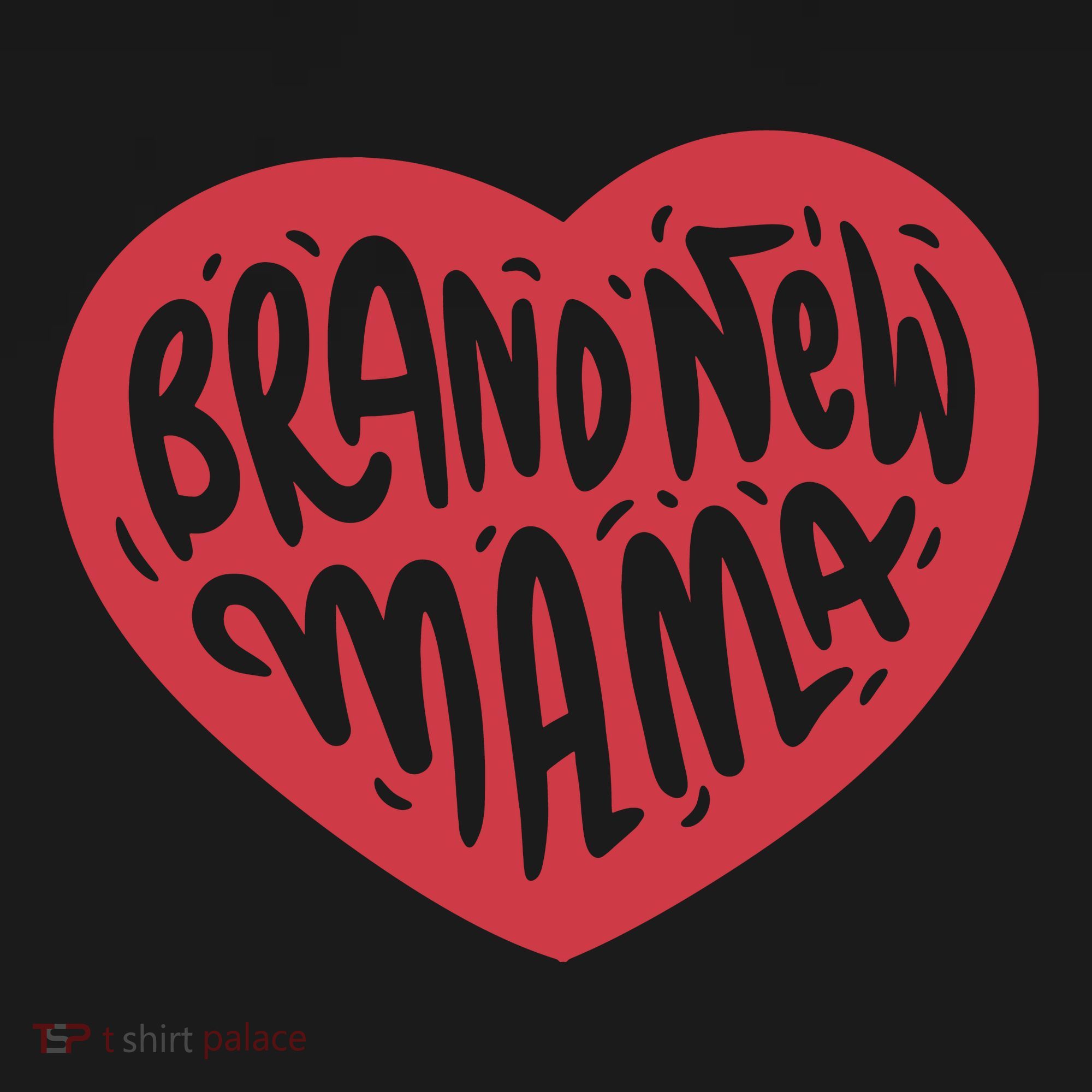 Brand New Mama Heart Gift Tote Bag