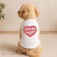 Brand New Mama Heart Gift Doggie Tank thumb 2