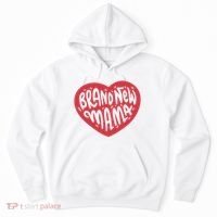 Brand New Mama Heart Gift Hoodie thumb 0