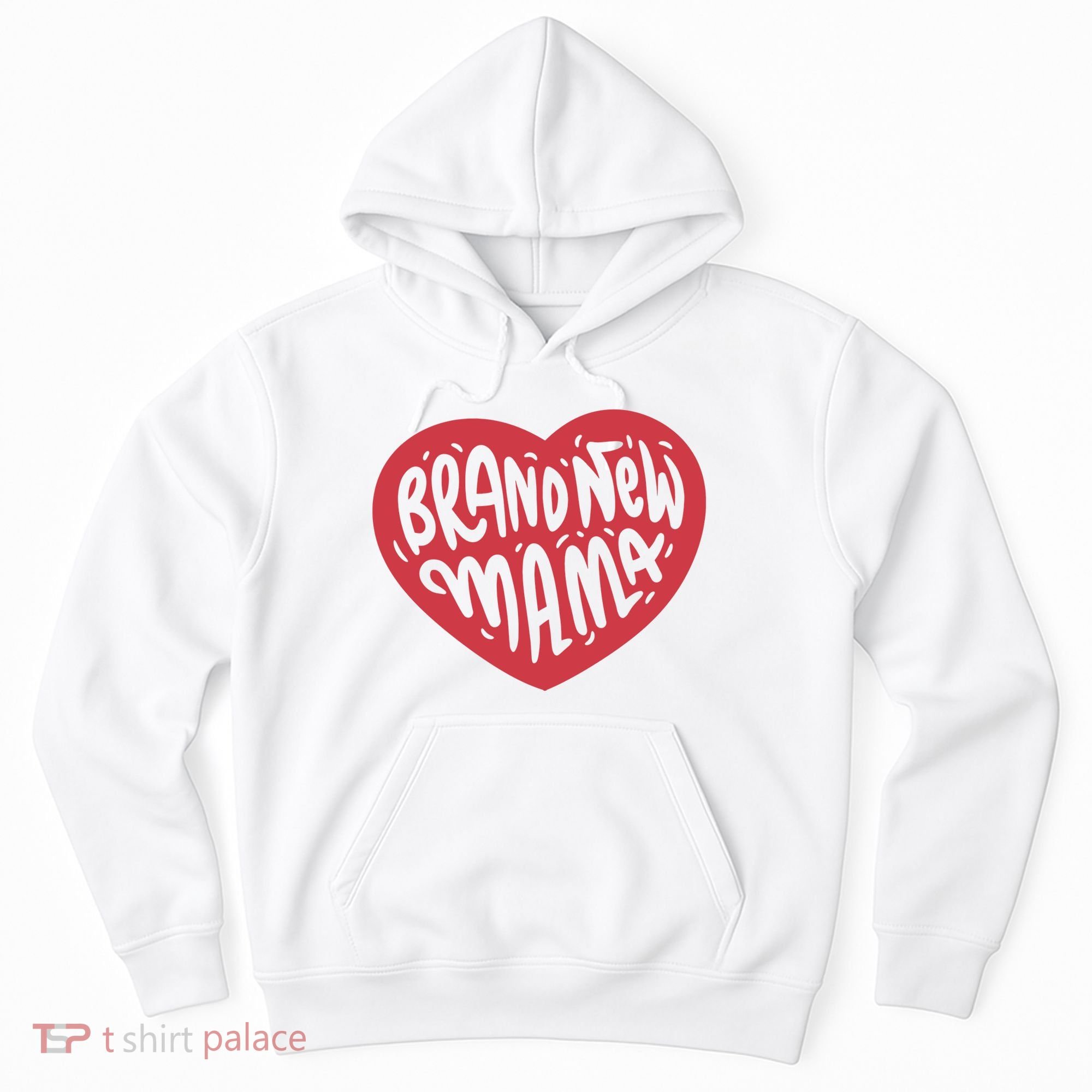 Brand New Mama Heart Gift Hoodie