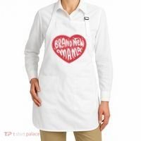 Brand New Mama Heart Gift Apron thumb 2