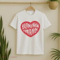 Brand New Mama Heart Gift T-Shirt thumb 2