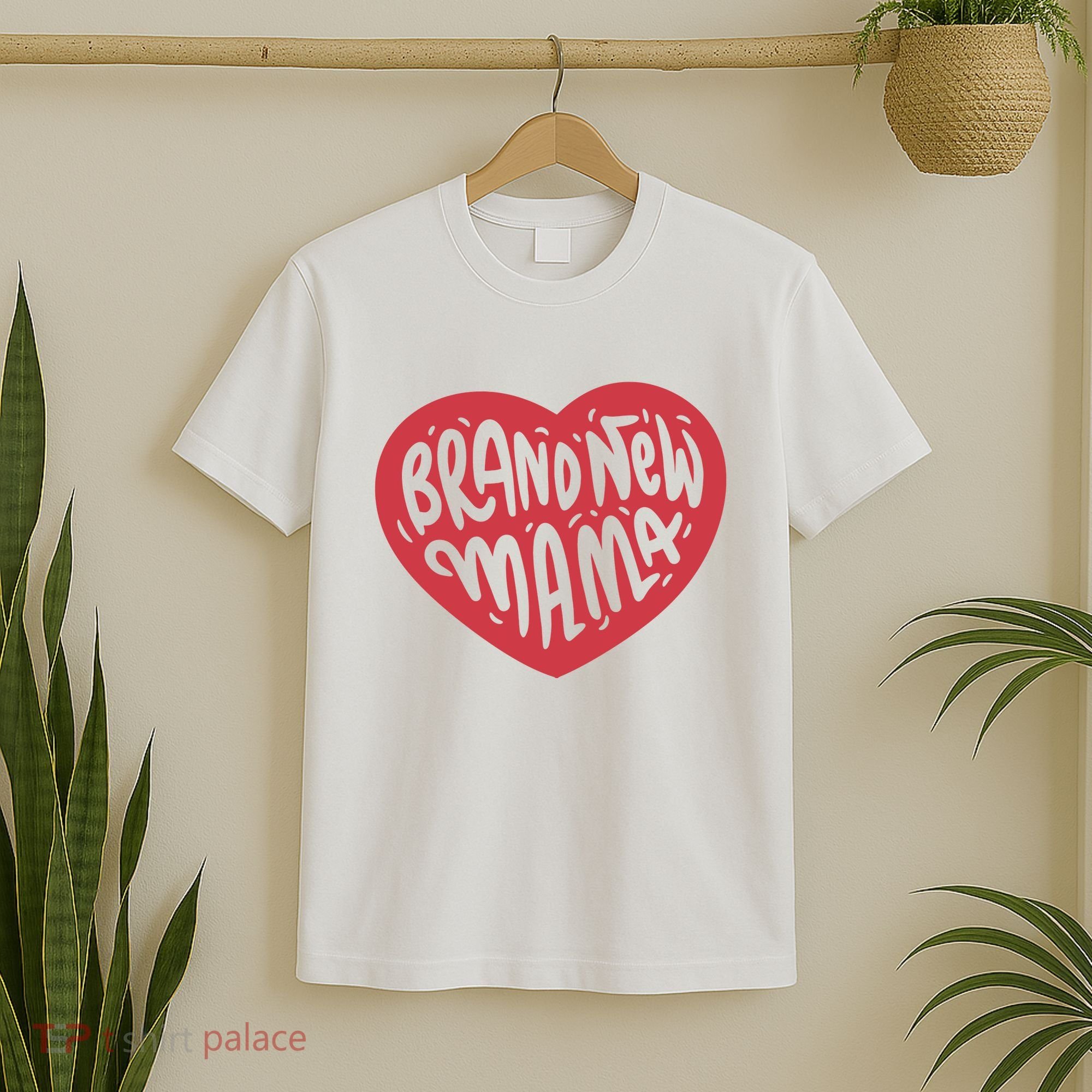Brand New Mama Heart Gift T-Shirt