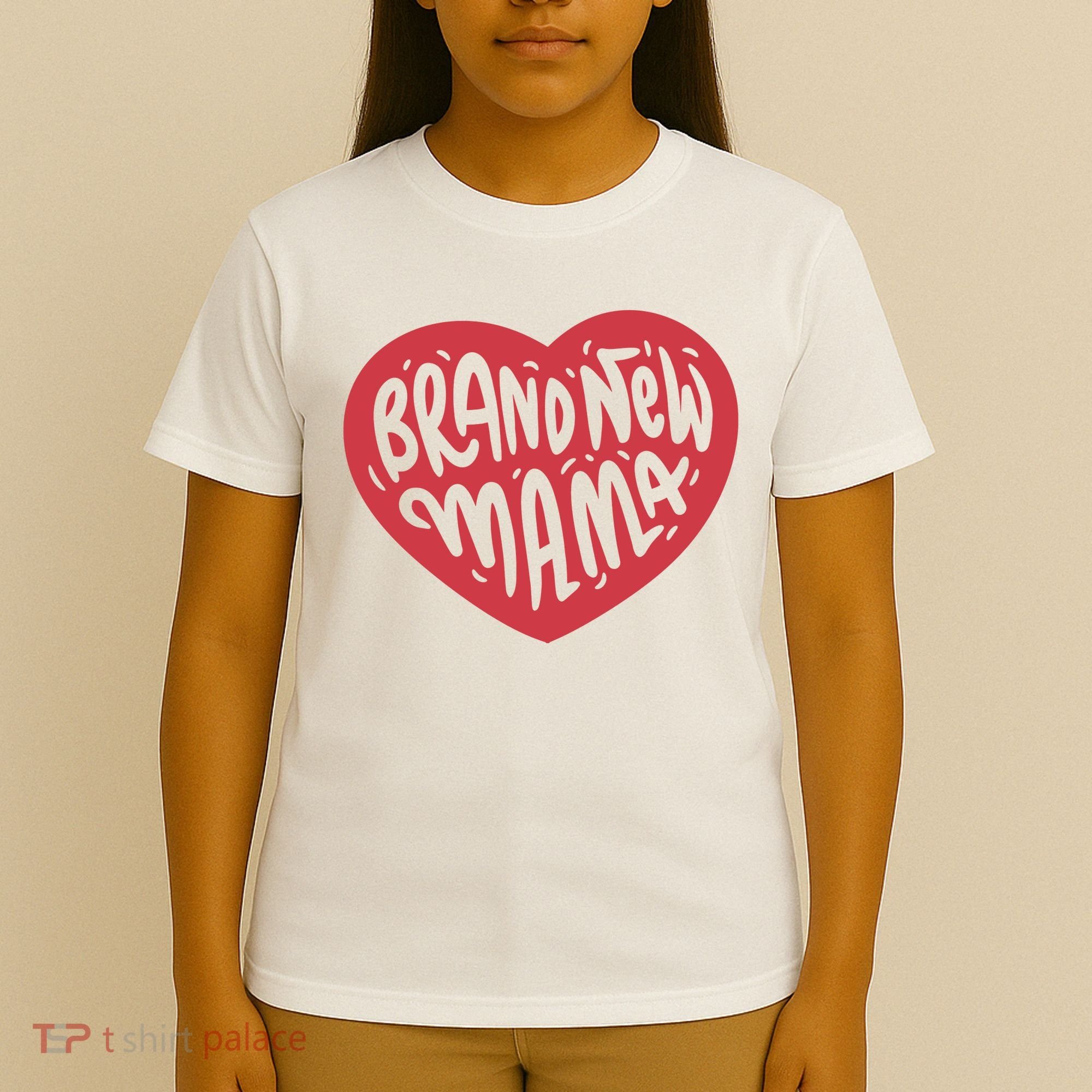 Brand New Mama Heart Gift T-Shirt