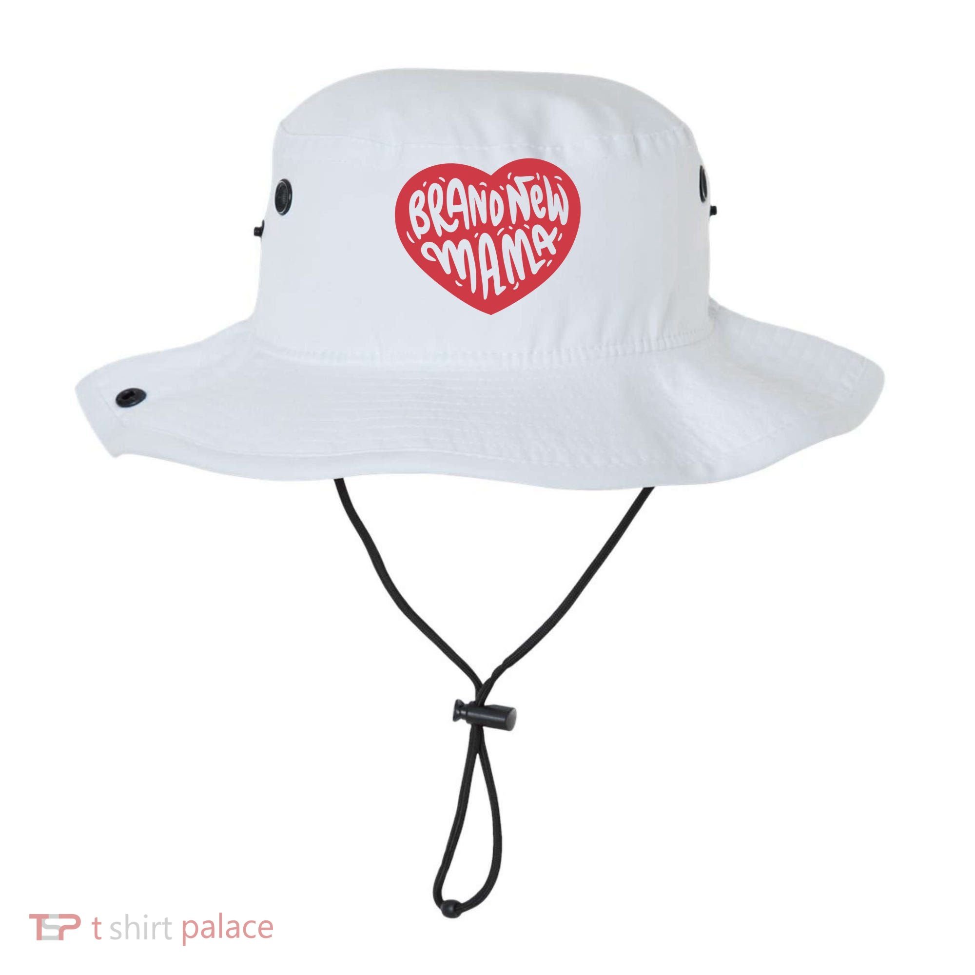Brand New Mama Heart Gift Bucket Hat