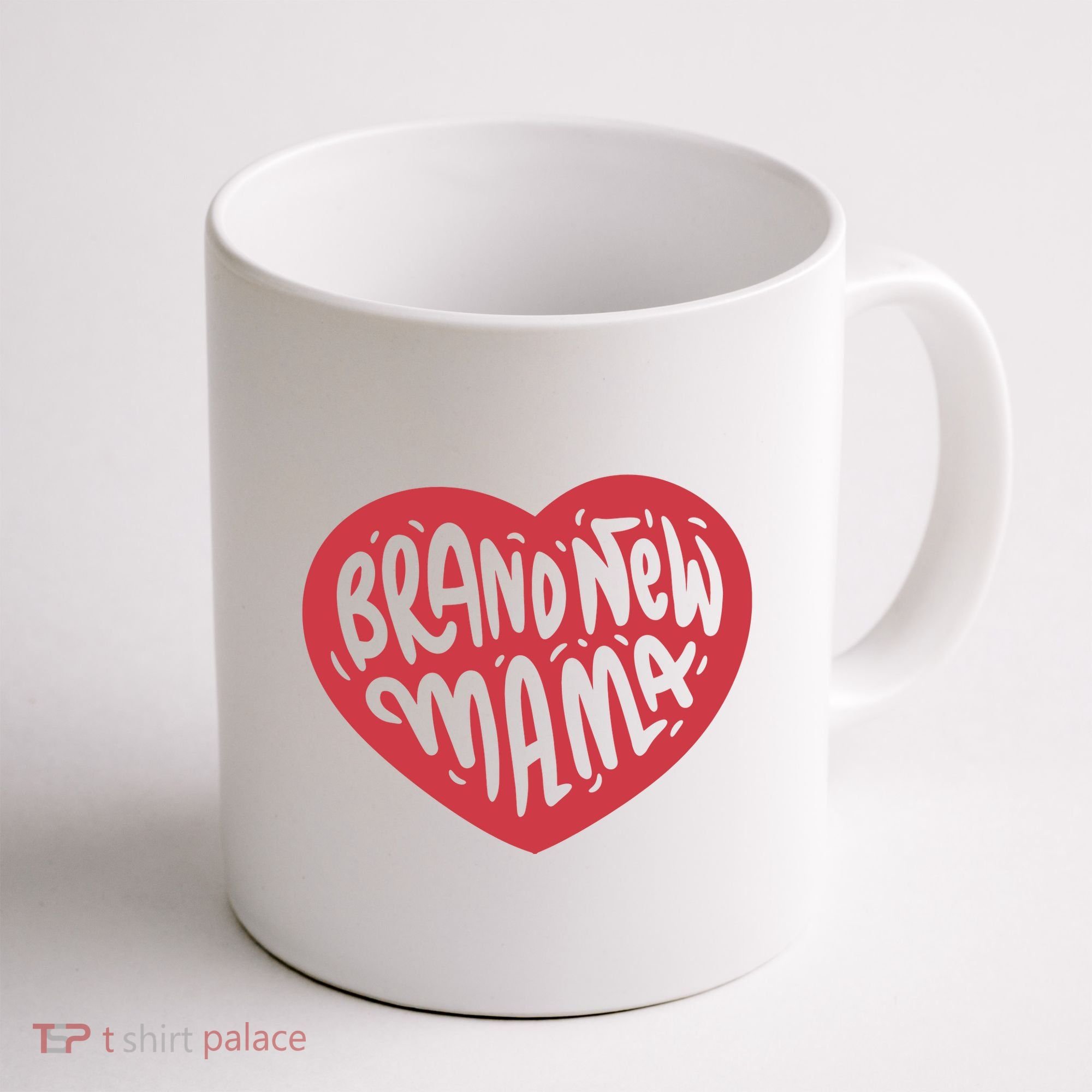 Brand New Mama Heart Gift Coffee Mug