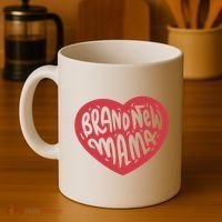 Brand New Mama Heart Gift Coffee Mug thumb 4