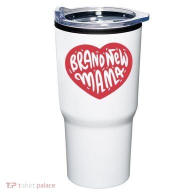 Brand New Mama Heart Gift Tumbler