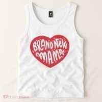 Brand New Mama Heart Gift Tank Top thumb 2