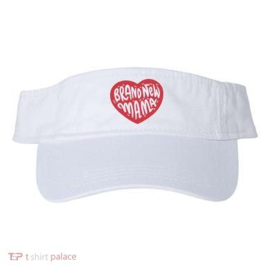 Brand New Mama Heart Gift Visor
